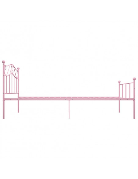 Giroletto Rosa in Metallo 90x200 cm