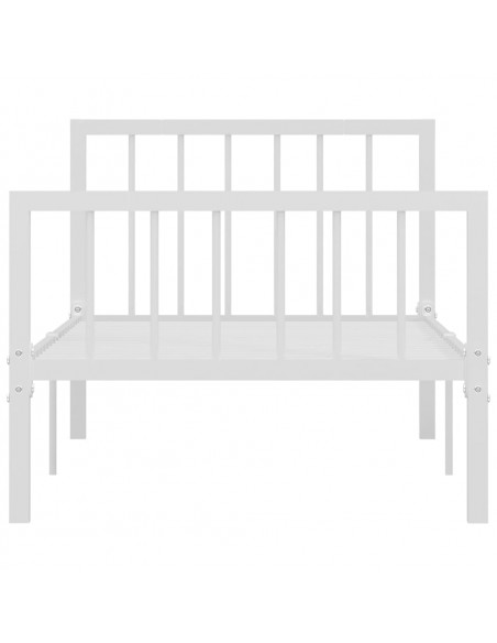 Giroletto Bianco in Metallo 90x200 cm