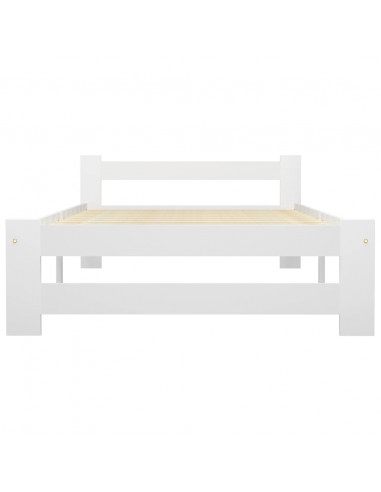 Giroletto Bianco in Legno Massello di Pino 100x200 cm