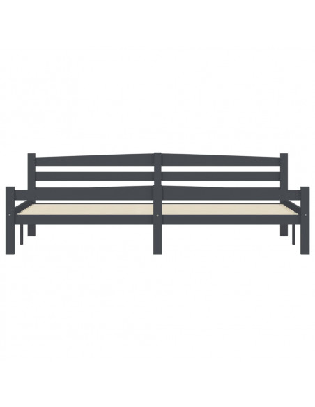 Giroletto Grigio Scuro in Legno Massello di Pino 200x200 cm