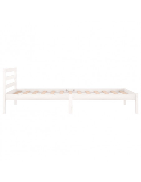 Giroletto in Legno Massello di Pino 100x200 cm Bianco