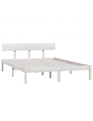 Giroletto Bianco in Legno Massello 120x190 cm Small Double