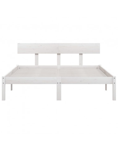 Giroletto Bianco in Legno Massello 120x190 cm Small Double