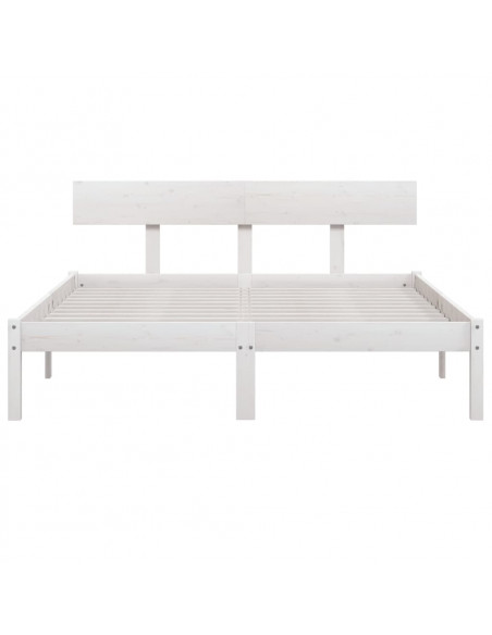 Giroletto Bianco in Legno Massello 120x190 cm Small Double