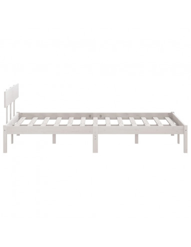 Giroletto Bianco in Legno Massello 120x190 cm Small Double