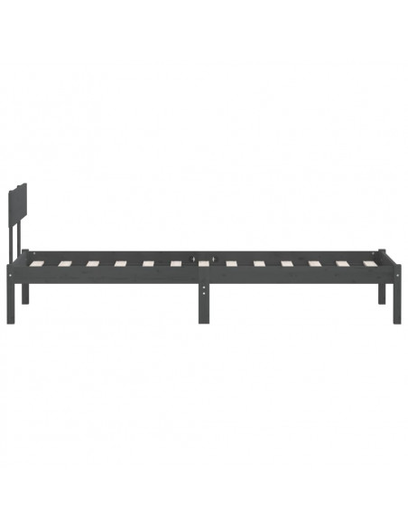 Giroletto Grigio in Legno Massello di Pino 100x200 cm
