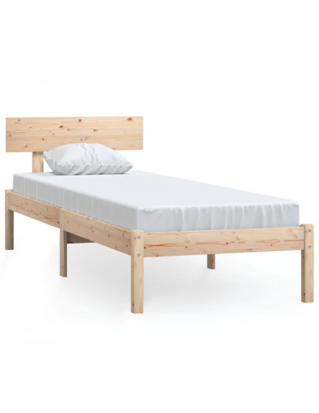 Giroletto in Legno Massello di Pino 90x190 cm Single