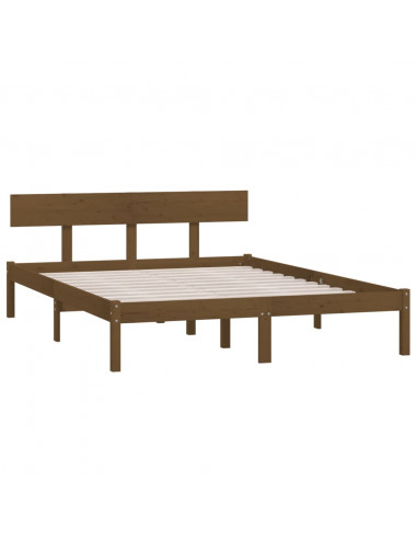 Giroletto Marrone Miele in Legno Massello di Pino 120x200 cm