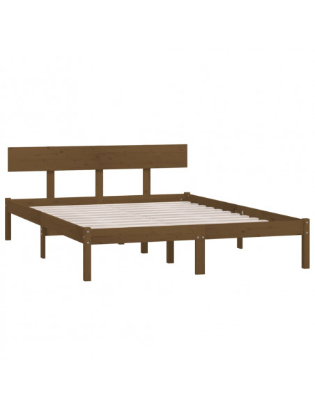 Giroletto Marrone Miele in Legno Massello di Pino 120x200 cm