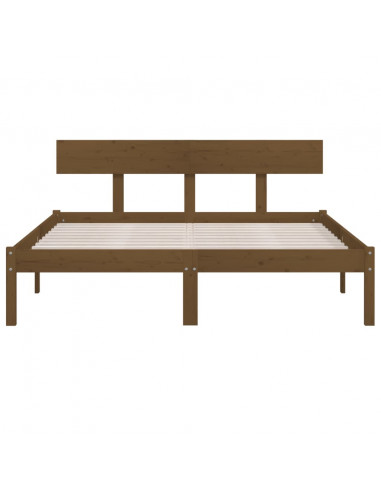 Giroletto Marrone Miele in Legno Massello di Pino 120x200 cm