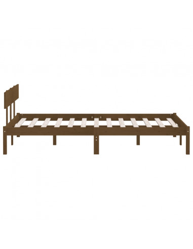 Giroletto Marrone Miele in Legno Massello di Pino 120x200 cm