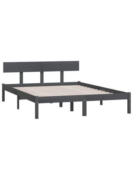 Giroletto Grigio in Massello di Pino 150x200 cm King Size