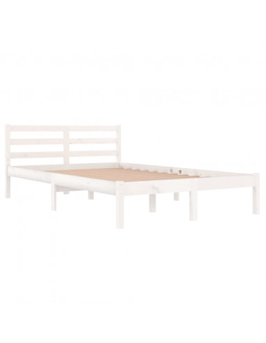 Giroletto in Legno Massello di Pino 120x200 cm Bianco