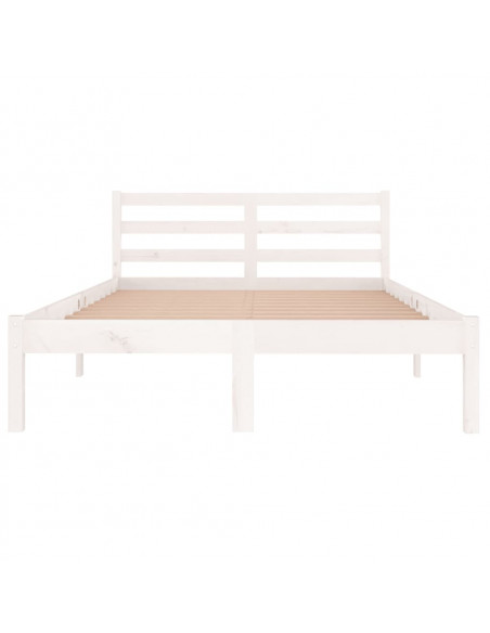 Giroletto in Legno Massello di Pino 120x200 cm Bianco