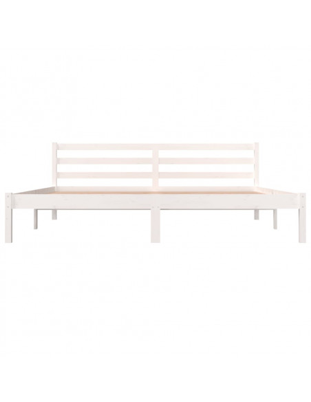 Giroletto Bianco in Legno Massello 180x200 cm Super King