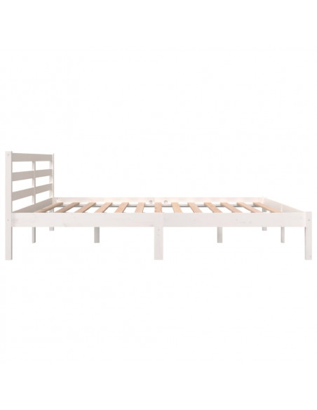 Giroletto Bianco in Legno Massello 180x200 cm Super King