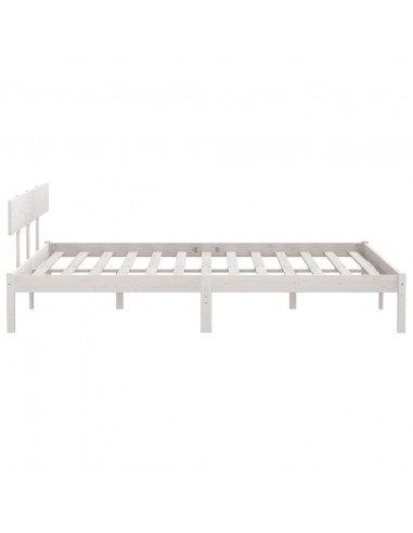 Giroletto Bianco in Legno Massello 180x200 cm Super King