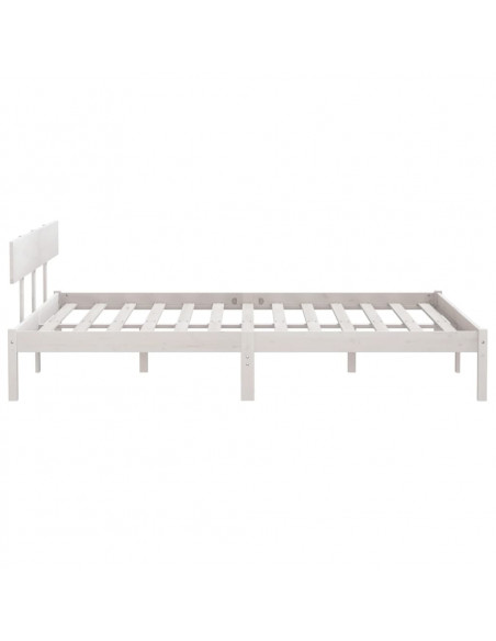 Giroletto Bianco in Legno Massello 180x200 cm Super King