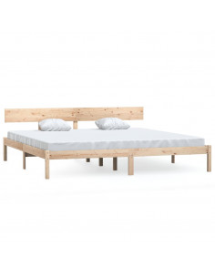 Giroletto in Legno Massello di Pino 200x200 cm 2