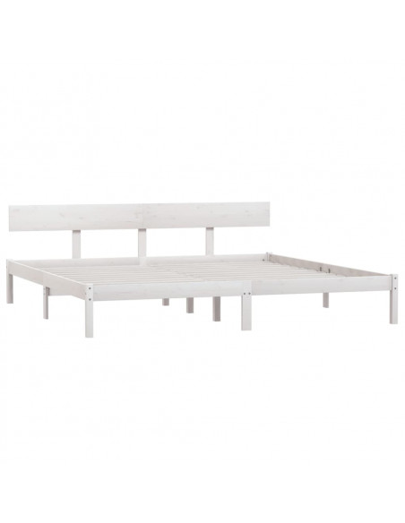 Giroletto Bianco in Legno Massello di Pino 200x200 cm