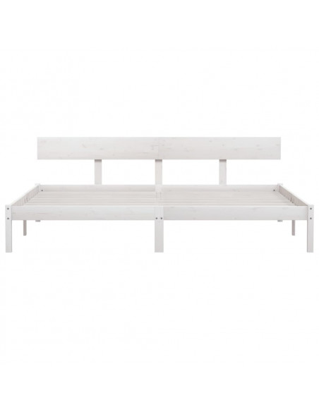 Giroletto Bianco in Legno Massello di Pino 200x200 cm