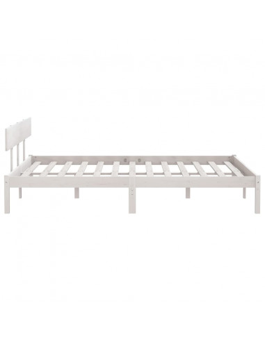 Giroletto Bianco in Legno Massello di Pino 200x200 cm