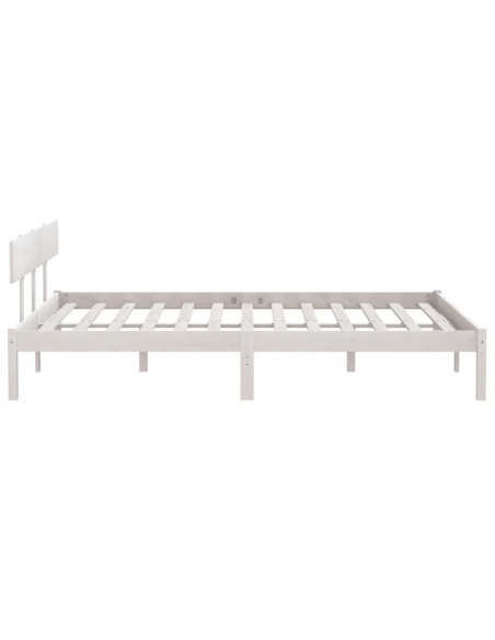 Giroletto Bianco in Legno Massello di Pino 200x200 cm