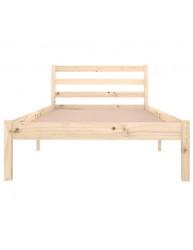 Telaio Letto in Legno Massello di Pino 90x200 cm