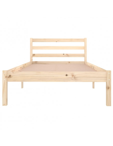 Telaio Letto in Legno Massello di Pino 90x200 cm