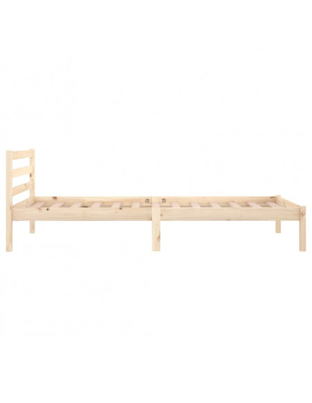 Telaio Letto in Legno Massello di Pino 90x200 cm