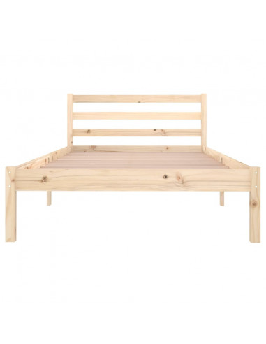 Telaio Letto in Legno Massello di Pino 100x200 cm