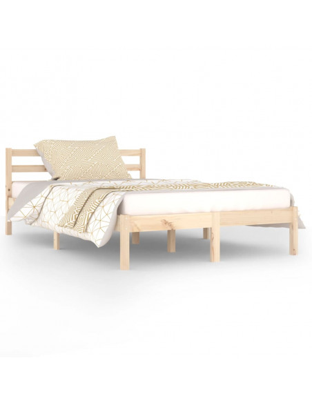 Telaio Letto in Legno Massello di Pino 120x200 cm