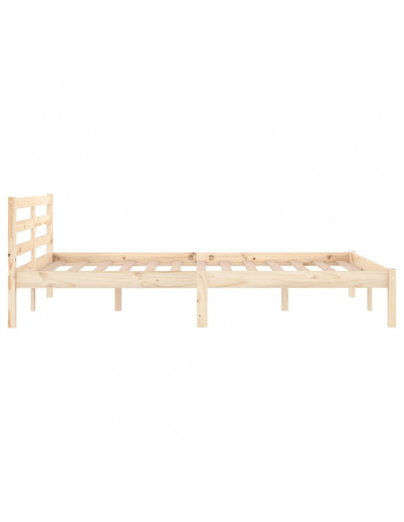 Telaio Letto in Legno Massello di Pino 120x200 cm