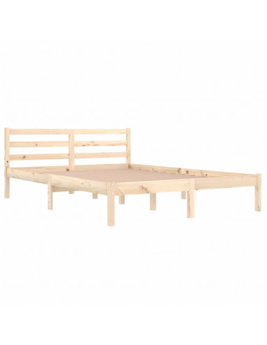 Telaio Letto in Legno Massello di Pino 140x200 cm