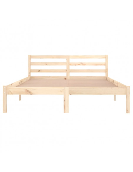 Telaio Letto in Legno Massello di Pino 140x200 cm