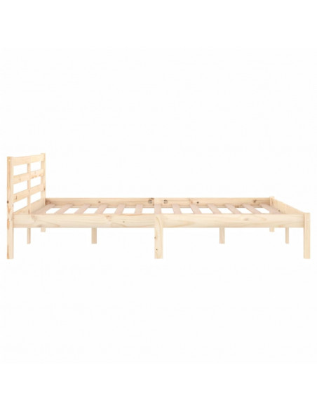 Telaio Letto in Legno Massello di Pino 140x200 cm