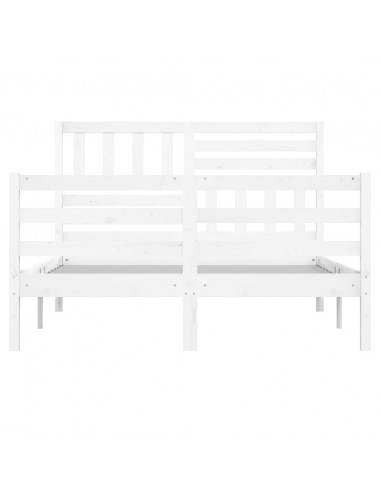 Giroletto Bianco in Legno Massello 140x190 cm