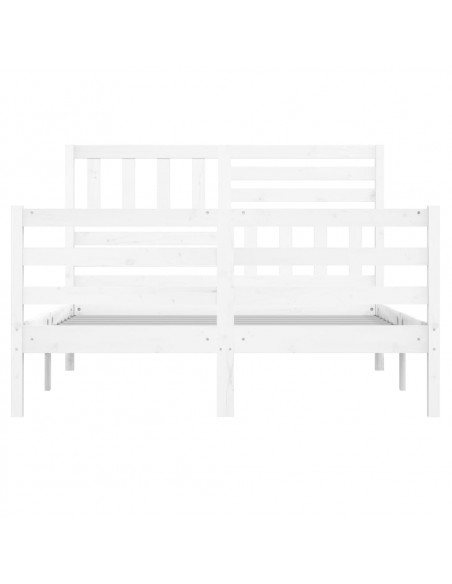 Giroletto Bianco in Legno Massello 140x190 cm