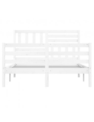 Giroletto Bianco in Legno Massello 140x200 cm