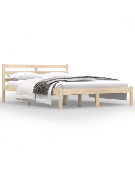 Giroletto in Legno Massello di Pino 120x190cm Small Double
