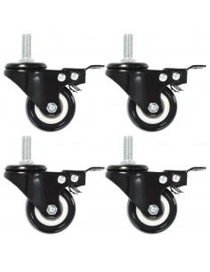 Ruote Girevoli con Freni 8 pz 50 mm 2