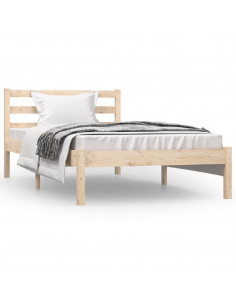 Giroletto in Legno Massello di Pino 90x190 cm Single 2