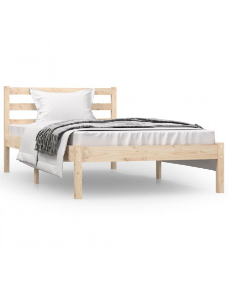 Giroletto in Legno Massello di Pino 90x190 cm Single