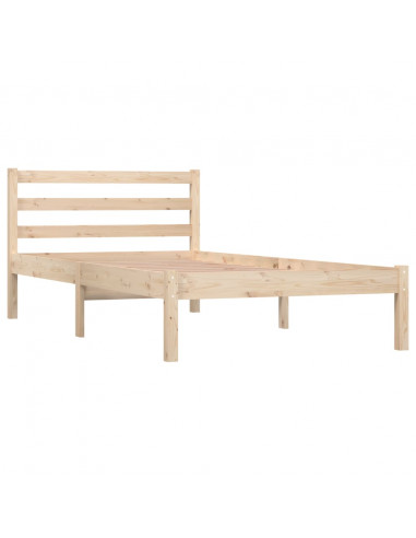 Giroletto in Legno Massello di Pino 90x190 cm Single