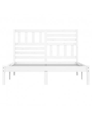 Giroletto Bianco in Legno Massello di Pino 140x190 cm