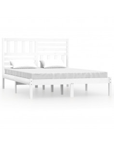 Giroletto Bianco in Legno Massello di Pino 120x200 cm 2