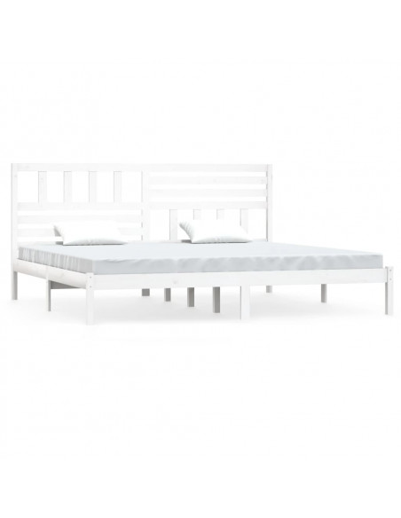 Giroletto Bianco in Legno Massello di Pino 200x200 cm
