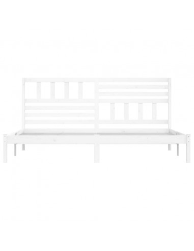 Giroletto Bianco in Legno Massello di Pino 200x200 cm