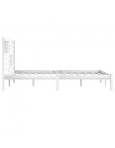 Giroletto Bianco in Legno Massello di Pino 200x200 cm