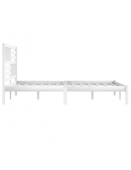 Giroletto Bianco in Legno Massello di Pino 200x200 cm